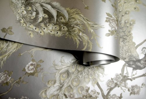 Holden Decor Sana Silver Wallpaper 90673