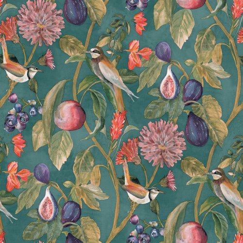 Holden Decor Aruba Teal Wallpaper 91082