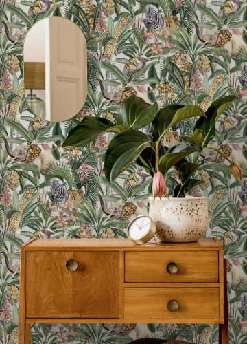 Holden Decor Serengeti Gilver Wallpaper 91314