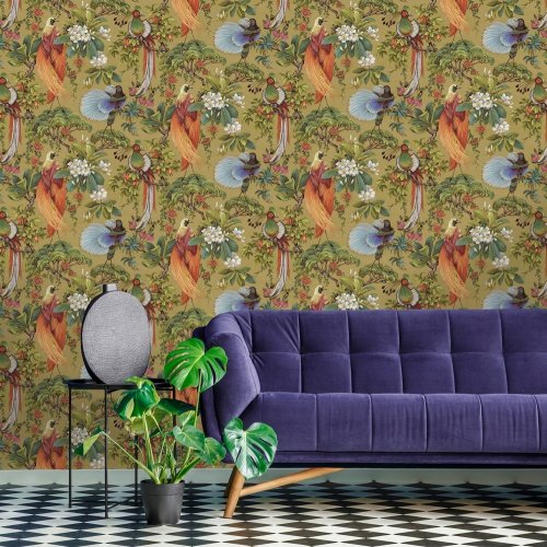 Holden Decor Yasuni Ochre Wallpaper 91402