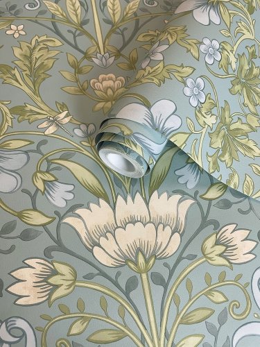 Holden Decor Emiliana Soft Blue Wallpaper 91471