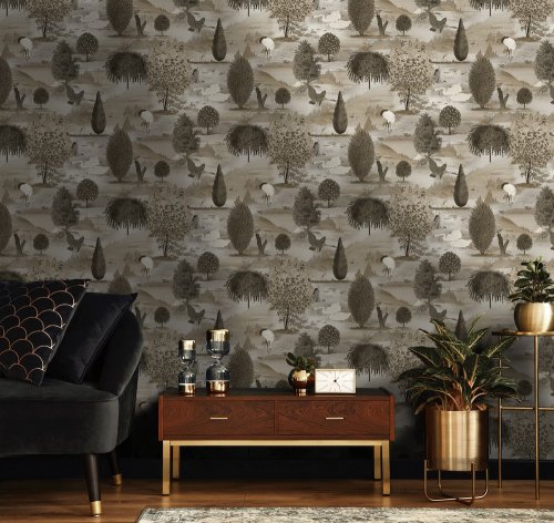 Holden Decor Tundra Neutral Wallpaper 91530