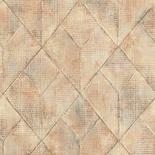 Grandeco Andros Orange Wallpaper A47505