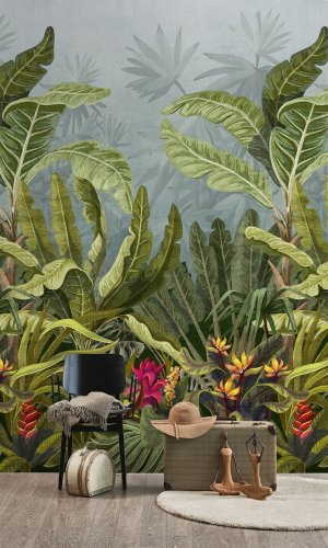 Grandeco Parrot Jungle Wall Mural