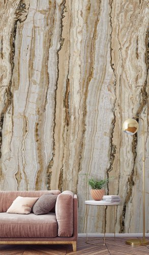 Grandeco Vertical Marble Wall Mural