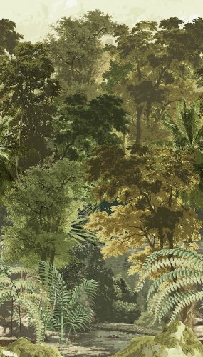 Grandeco Tapestry Jungle Autumn Wall Mural