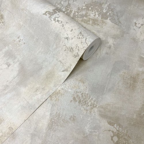 Grandeco Galvanised Concrete Cream Wallpaper A65204