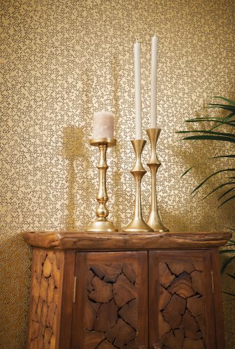 Living Walls Marrakech Trellis Gold Wallpaper