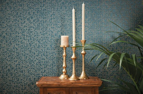 AS Creation Marrakech Trellis Deep Teal Wallpaper