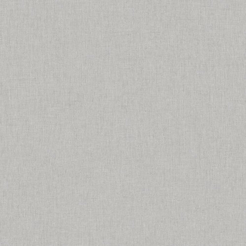 Caselio Linen Plain Mid Grey Wallpaper 68529294