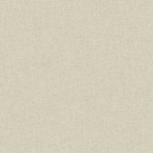 Caselio Linen Plain Natural Wallpaper