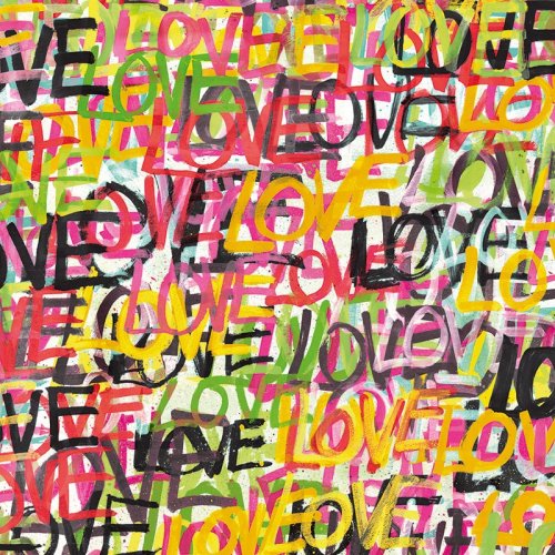 ohpopsi Love Scribble Multi Riot Wallpaper CEP50119W