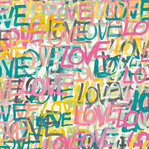 ohpopsi Love Scribble Pastel Pop Wallpaper CEP50122W