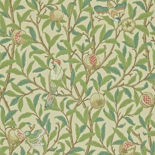 Bird and Pomegranate wallpaper by Morris and Co 212539