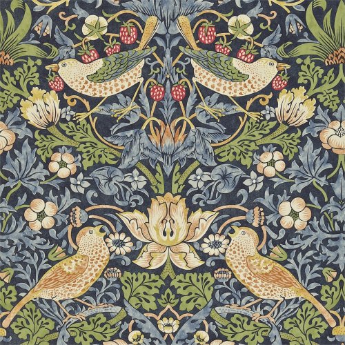 Pure Strawberry Thief wallpaper by Morris and Co 212564