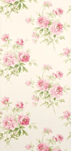 Sanderson Adele Rose and Cream Wallpaper DCAVAD101