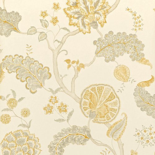 Sanderson Palampore Silver and Gold Wallpaper DCAVPA105