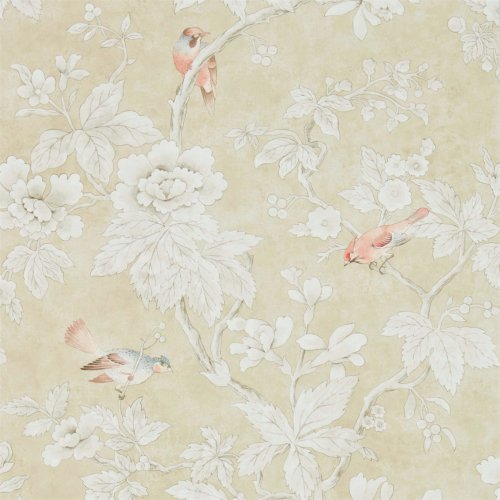 Sanderson Chiswick Grove in gold wallpaper 216385