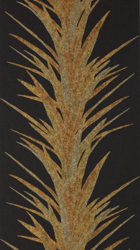 Sanderson Yucca Charcoal/Gold Wallpaper
