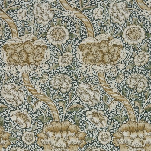 Morris & Co Wandle Forest & Mustard Wallpaper