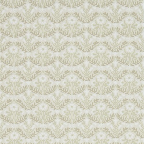 Morris & Co Bellflowers Manilla & Olive Wallpaper