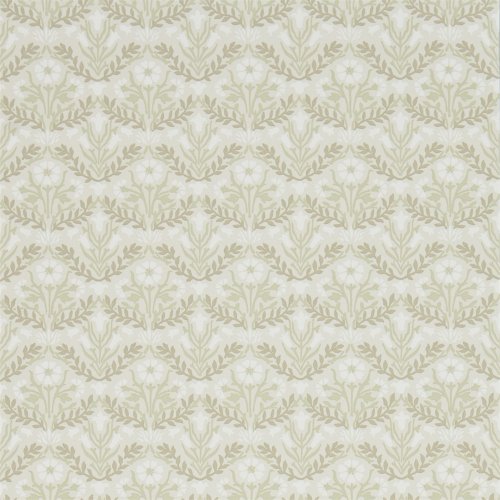 Morris & Co Bellflowers Manilla & Olive Wallpaper