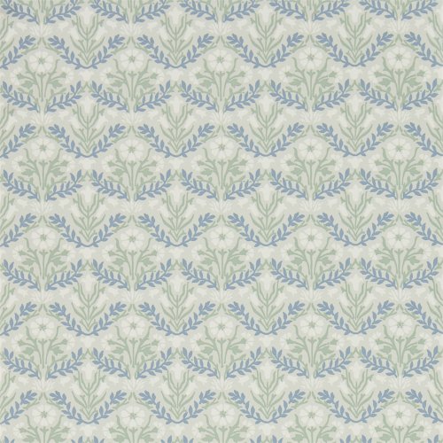 Morris & Co Bellflowers Grey & Fennel Wallpaper