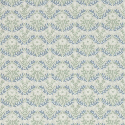 Morris & Co Bellflowers Grey & Fennel Wallpaper