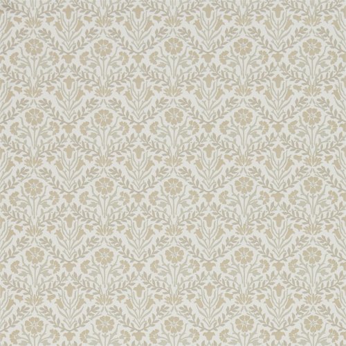 Morris & Co Bellflowers Linen & Cream Wallpaper