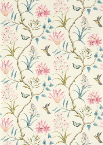 Sanderson Clementine Dusky Pink Wallpaper