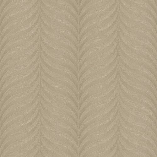 Grandeco Organic Feather Gold Wallpaper EE1305