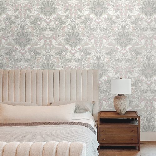 Galerie Fragaria Garden Grey/Taupe/White Wallpaper Room