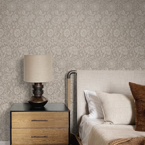 Galerie Tonal Floral Trail Beige Wallpaper Room