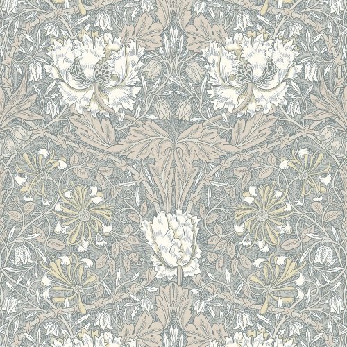 Galerie Ogee Flora Cream/Taupe/Light Green Wallpaper