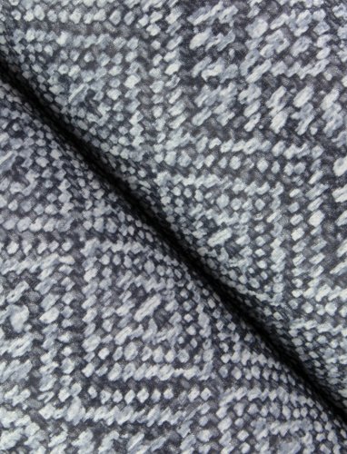 A Street Prints Gallivant Indigo Wallpaper showing intricate textile-like detailing.