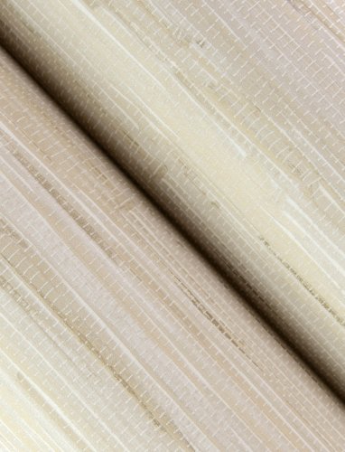 A Street Prints Exhale Cream & Stone Wallpaper highlighting its woven effect and subtle stone hues.