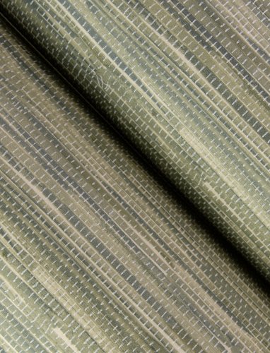 A Street Prints Exhale Green Wallpaper, showcasing its natural woven effect and subtle depth.