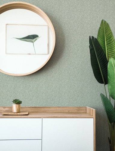 A Street Prints Soul Sage & Grey Wallpaper with a subtle textured effect, ideal for feature walls or full-room decoration.