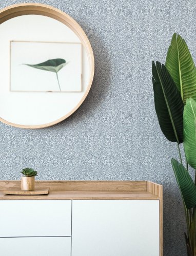 A Street Prints Soul Indigo Wallpaper with a bold yet refined abstract design for modern spaces.