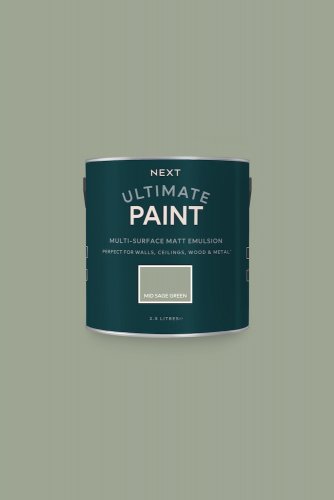 Next Mid Sage Green Paint