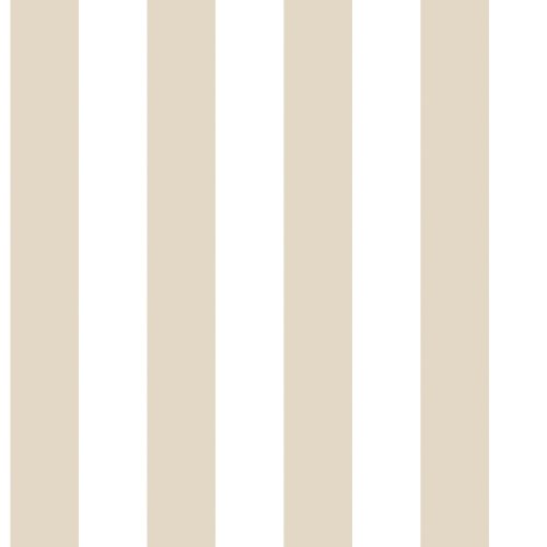 Galerie Awning Stripe Beige Wallpaper