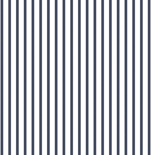 Galerie Breton Stripe Navy Wallpaper