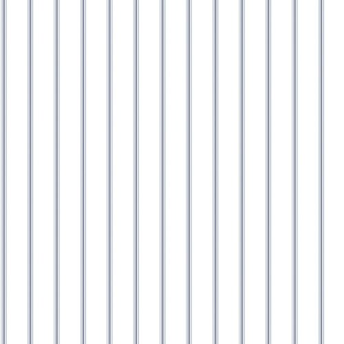 Galerie Napkin Stripe Navy / Blue Wallpaper