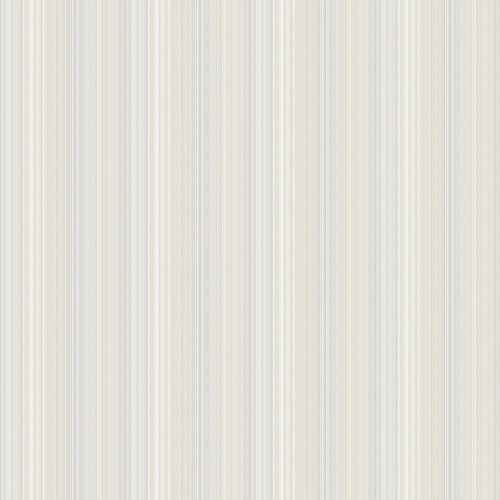 Galerie Pinstripe Duck egg / Beige Wallpaper