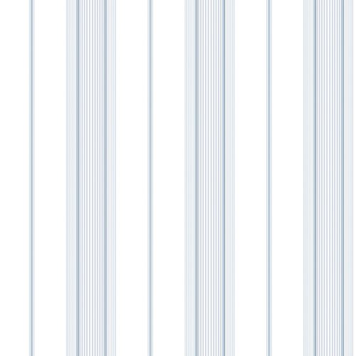 Galerie Slim Stripe Blue / Navy Wallpaper