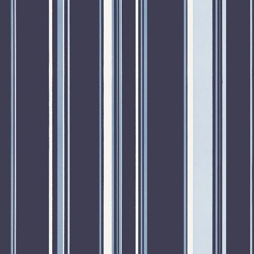 Galerie Casual Stripe Navy / Blues Wallpaper