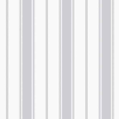 Galerie Heritage Stripe Grey Wallpaper