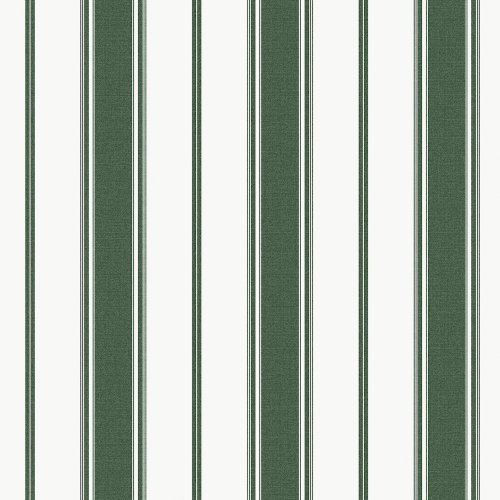Galerie Heritage Stripe Hunter Green Wallpaper