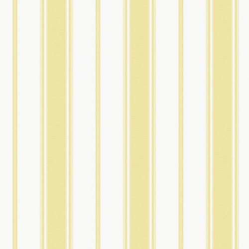 Galerie Heritage Stripe Yellow Wallpaper