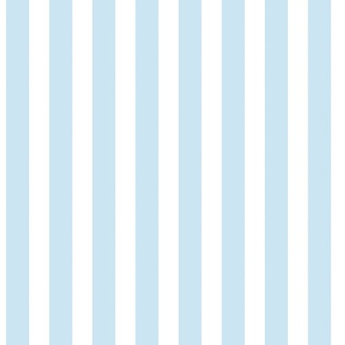 Galerie Regency Stripe Sky Blue Wallpaper